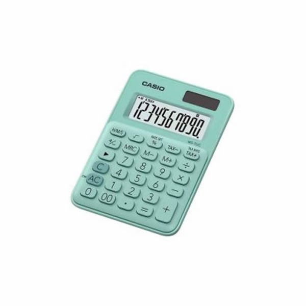 Casio MS-7UC-GN 10 Haneli Yeşil Masüstü Hesap Makinesi