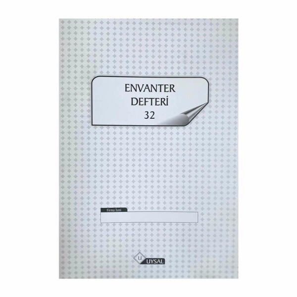 Uysal 20X28 32 Yaprak Numaralı Envanter Defter