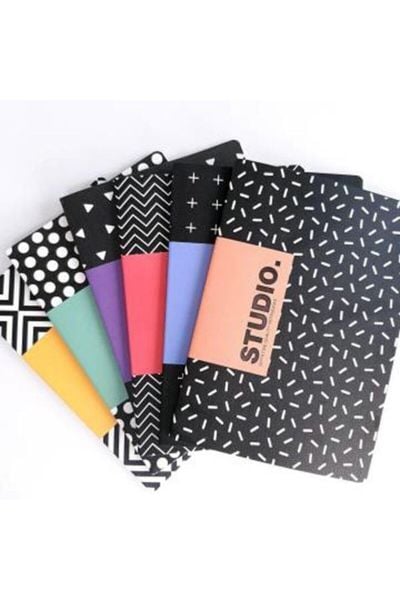Gıpta Studio A4 100 Yaprak Kareli Spiralli Karton Kapaklı Defter
