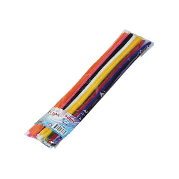 TİCON 79886 25 Lİ 30 CM 6 MM PASTEL RENKLER ŞÖNİL