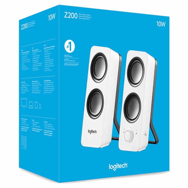 Logitech 980-000811 Z200 1+1 Beyaz Hoparlör
