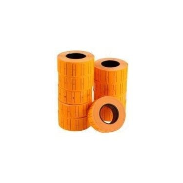 Tanex 12x21 6 lı Motex Flo Turuncu Çizgili Etiket