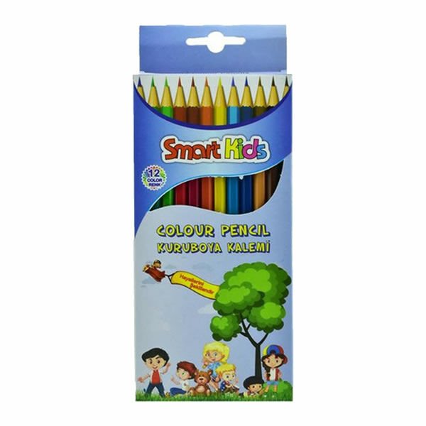 Smart Kids 2963 12 li Uzun Kuru Boya Kalemi