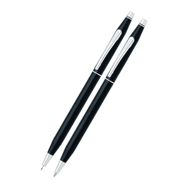 Cross AT0081-77 Century Classic Black Lacquer Tükenmez Kalem & Versatil Kalem Seti