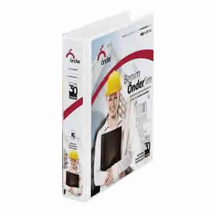 Önder 2025-3 A3 2 Halkalı Yatay 7 cm Mavi Firma Tanıtım Klasörü