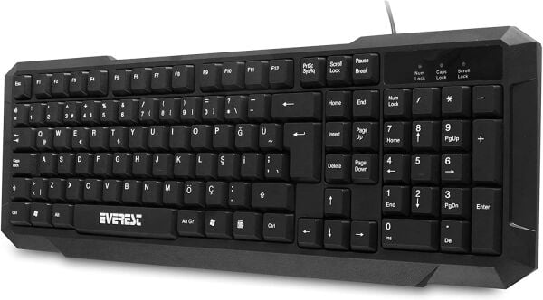Everest Km-515 Siyah Usb Standart Klavye Mouse Seti