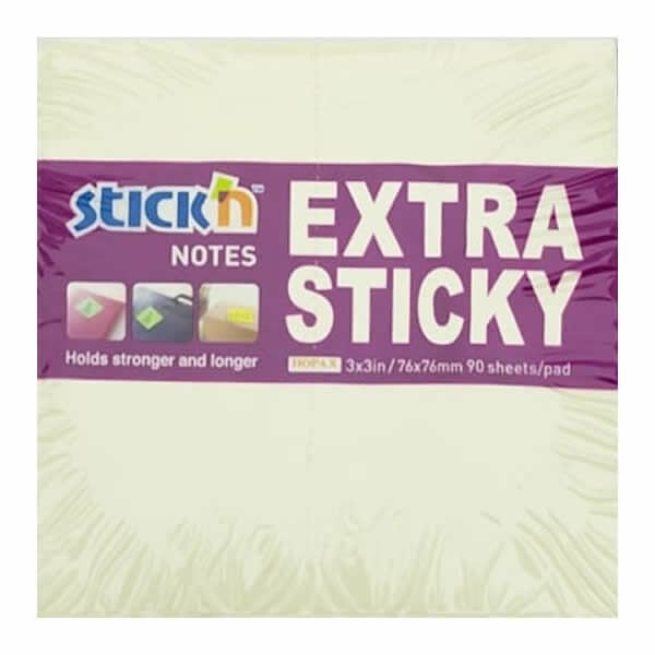Gıpta Stickn 76x76 90 Yaprak Yapışkanlı Pastel Sarı Not Kağıdı