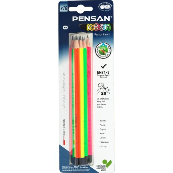 Pensan HB Natural Mercanlı Köşeli Kurşun Kalem