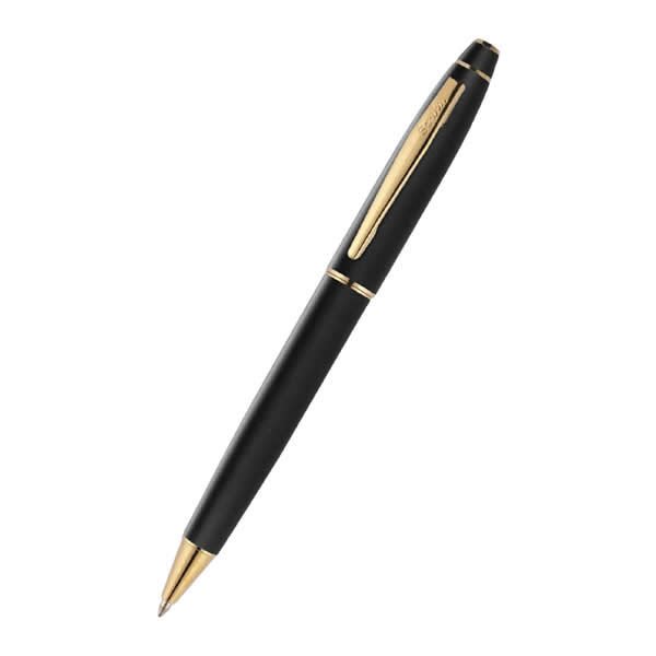 Scrikss 35 Mat Siyah Altın Tükenmez Kalem