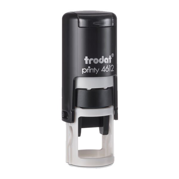 Trodat 4612 Siyah Gövde 12 mm Yuvarlak Küçük Kaşe Boş Kaşe