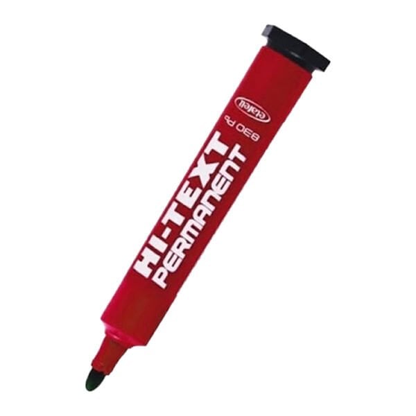 HI-Text 830 PBK Yuvarlak Uçlu Kırmızı Markör Kalem