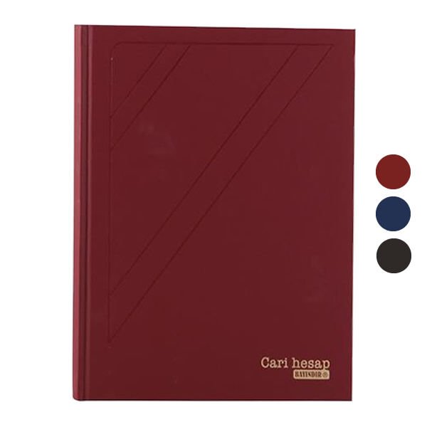 Bayındır BCH3112 17x24 112 Yaprak Dikey Cari Hesap Defteri