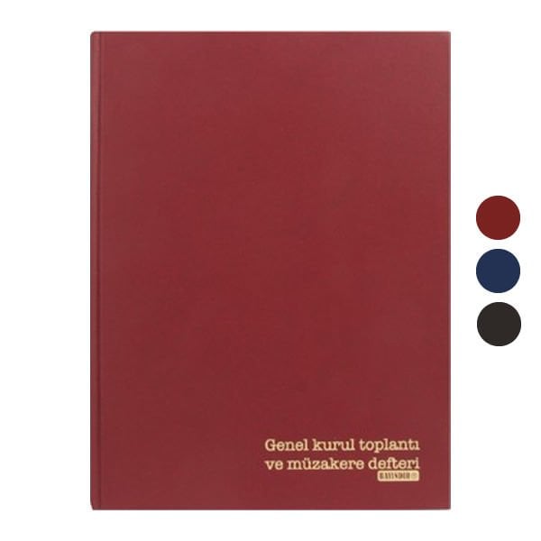 Bayındır BCD0420 72 Yaprak Genel Kurul Toplantı Ve Müzakere Defteri