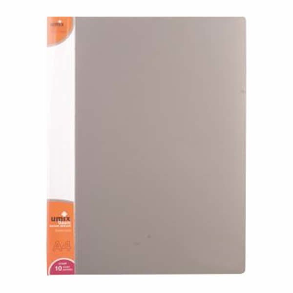 Umix U1141P A4 10 Yaprak Gri Sunum Dosyası