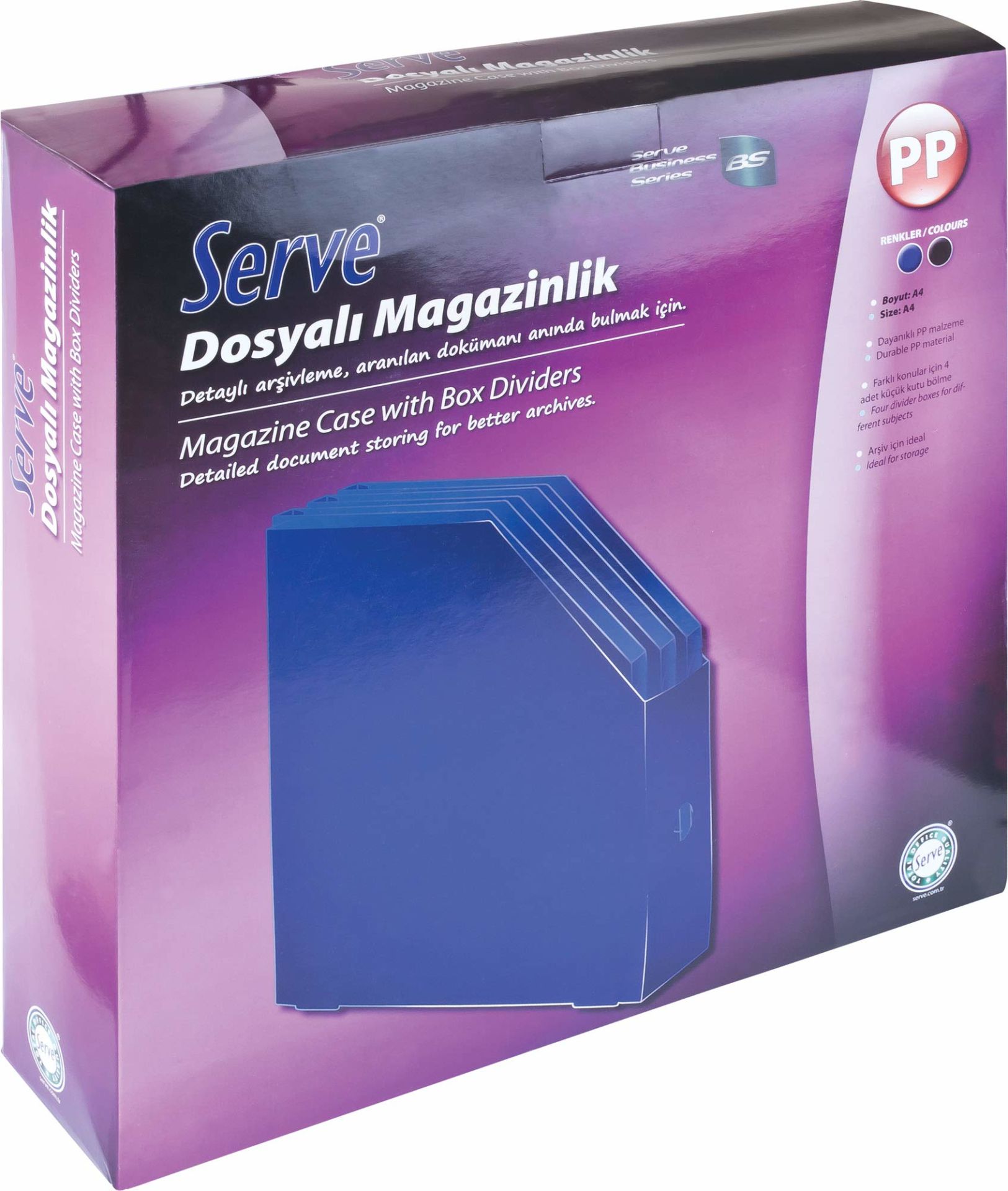 SERVE SV-6500 SİYAH DOSYALI MAGAZİNLİK