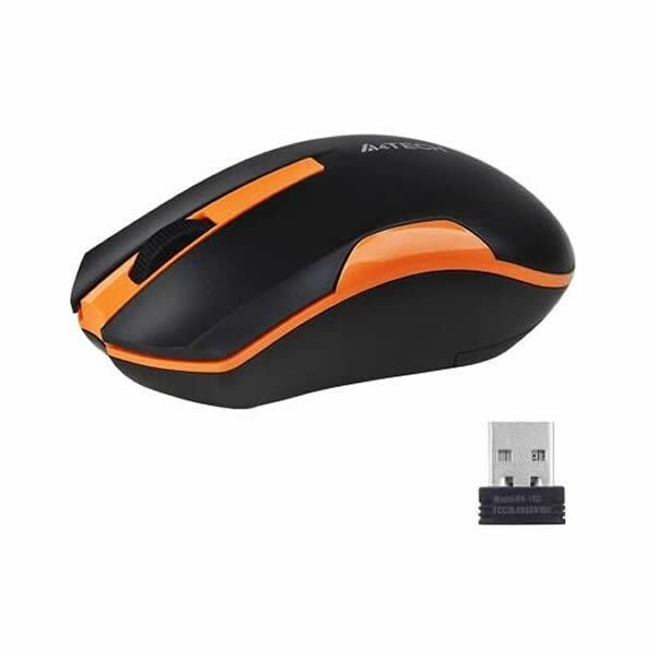 A4 Tech G3-200N Siyah-Turuncu Nano V-Track Mouse