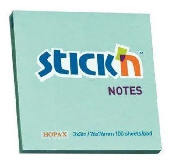 GIPTA STİCKN 76X76 100 YAPRAK PASTEL MAVİ YAPIŞKANLI NOT KAĞIDI
