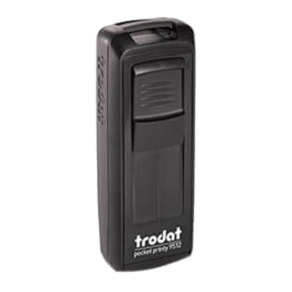 Trodat 9511 38x14 mm Siyah Gövdeli Kişisel Küçük Boy Cep Kaşesi Boş Kaşe