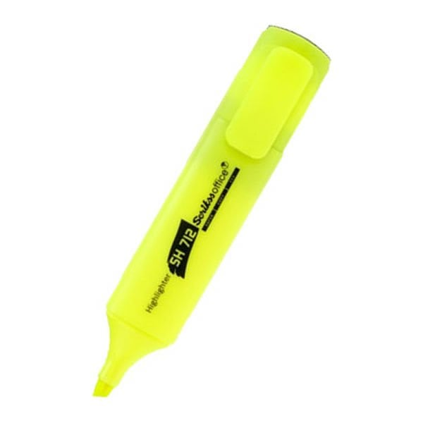 Scrikss SH712 12 li Sarı Fosforlu Kalem