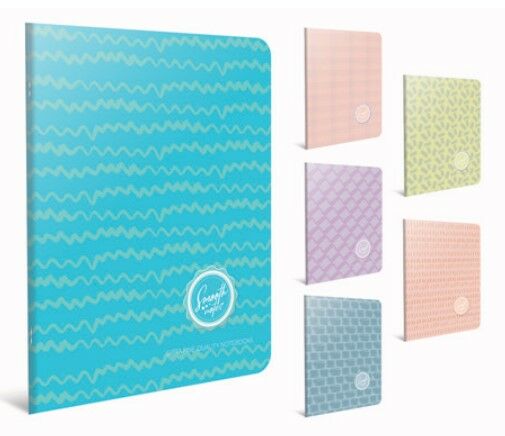Gıpta Smooth 19x26 60 Yaprak Kareli Tel Dikişli Karton Kapaklı Defter