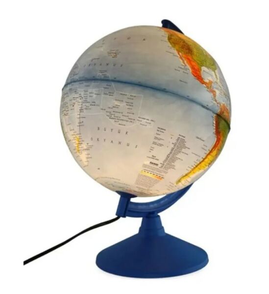 Gürbüz 41301 Fiziki-Siyasi Işıklı 30 cm Küre
