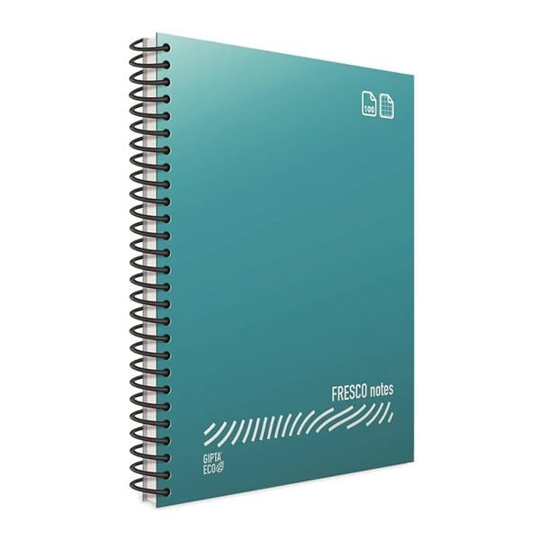 Gıpta Fresco A4 120 Yaprak Kareli Spiralli Plastik Kapak Defter