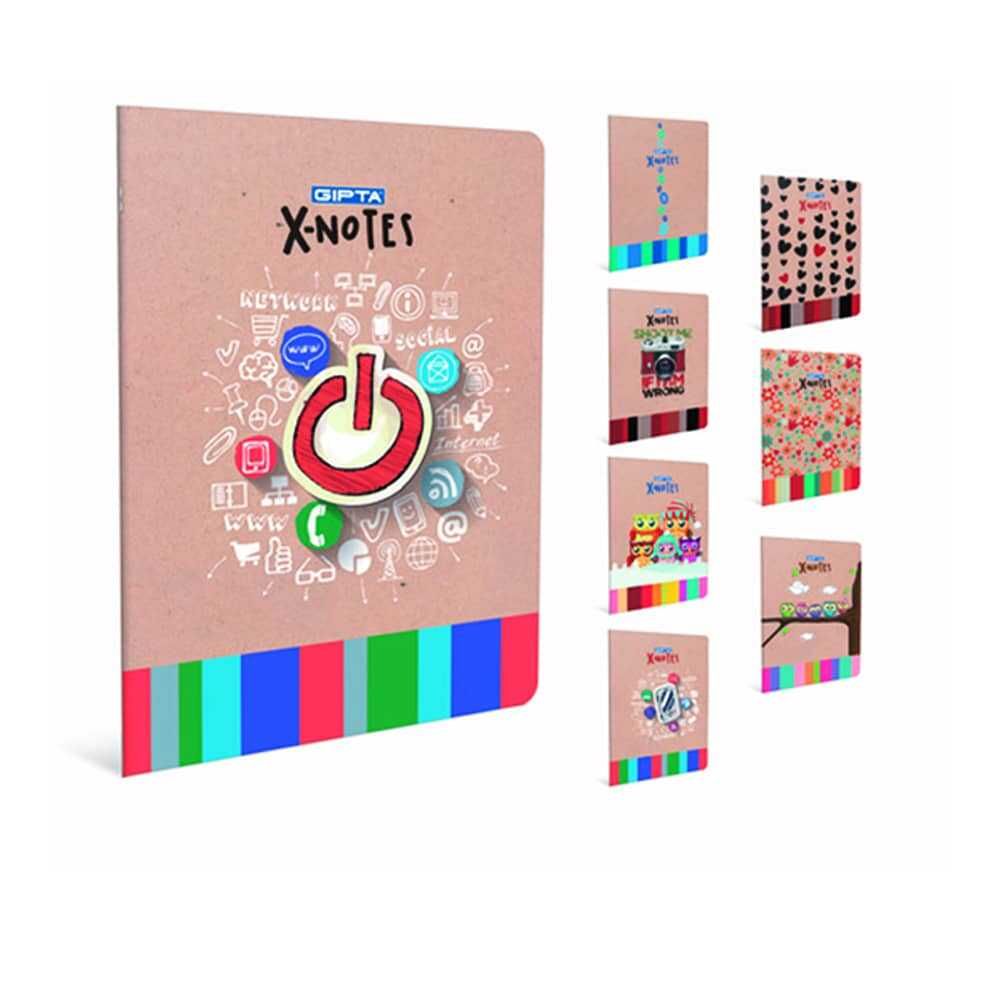 GIPTA X NOTEX A5 80 YAPRAK ÇİZGİLİ TEL DİKİŞLİ DEFTER