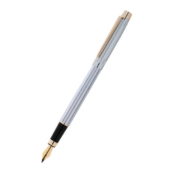 Scrikss 722W Gold Krom Balıksırtı Dolma Kalem