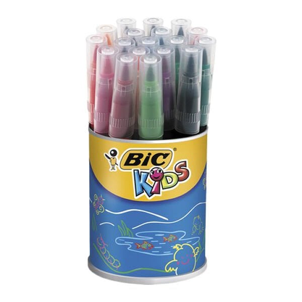 Bic 828965 18 li Visa Fırça Uçlu Keçeli Kalem