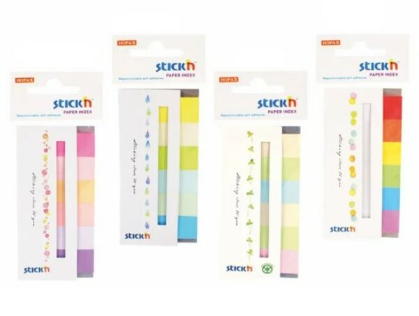 Gıpta Stickn 45x15 180 Yaprak 6 Yaz Rengi Kapaklı Not Kağıdı