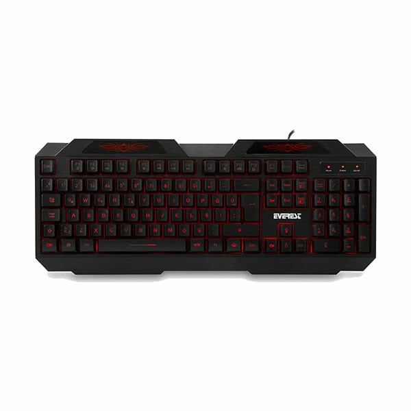 Everest KB-115 Usb 3 Renk Aydınlatmalı Siyah Q Klavye