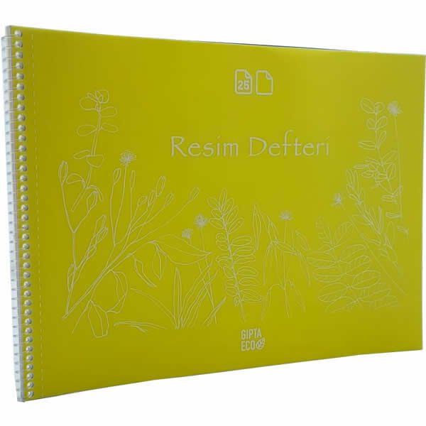 Gıpta Eco 35x50 25 Yaprak Plastik Kapaklı Resim Defteri