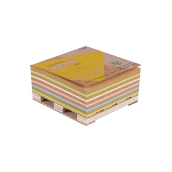 Gıpta Stickn 76x76 Kraft 4 Renk Recy Küp Not