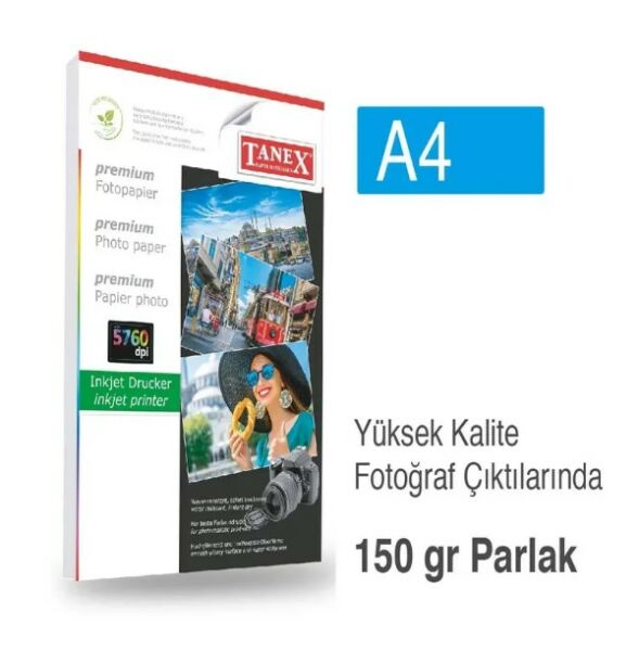 Tanex A4 150 gr 25 li Fotoğraf Kağıdı