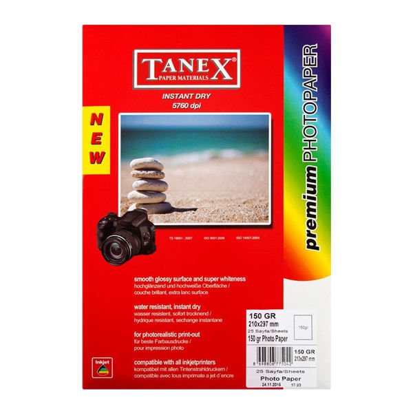 Tanex A4 150 gr 25 li Fotoğraf Kağıdı