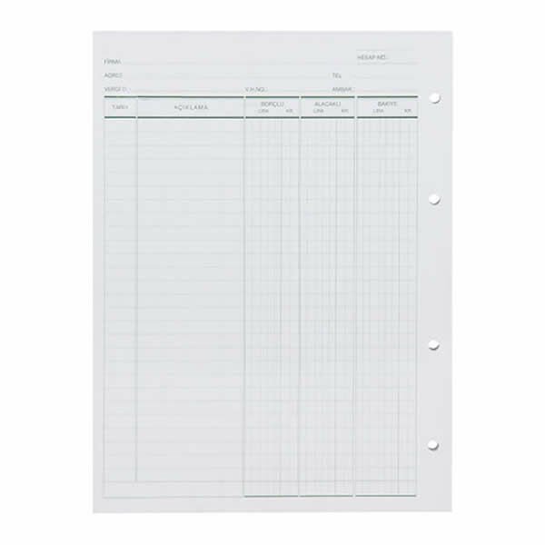 Bayındır BCH0011 20x28 Cari Hesap Klasör Yedeği