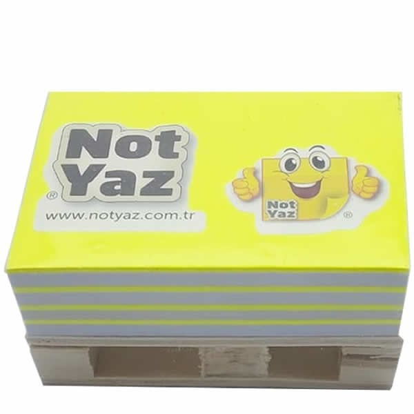 Notyaz AN-8873 Ahşap Paletli Yapışkanlı Not Kağıdı